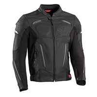 Ixon Ceros Leather Jacket Black Anthracite