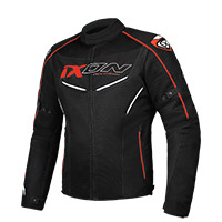 Ixon Flicker Jacket Black White Red