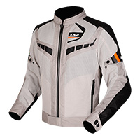 LS2 Garda Air Jacke grau orange