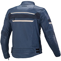 Macna Rendum Leather Jacket Blue
