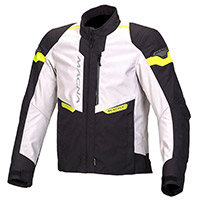 Macna Traction Jacket Black Grey Yellow