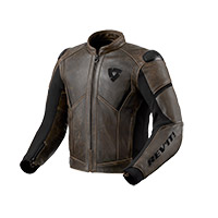Rev'it Parallax Leather Jacket Brown