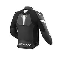 Rev'it Quantum 3 Leather Jacket Black Anthracite