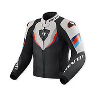 Chaqueta de cuero Rev'It Quantum 3 negro antracita