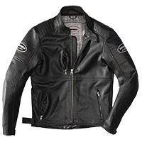 Spidi Clubber Leather Jacket Green Ice