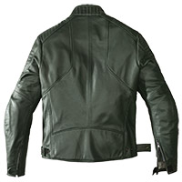 Spidi Clubber Leather Jacket Green Ice