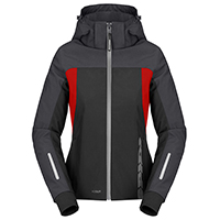 Blouson Femme Spidi Hoodie H2out 2 Rouge