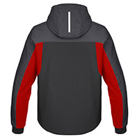 Giacca Spidi Hoodie H2out 2 Antracite Rosso - img 2