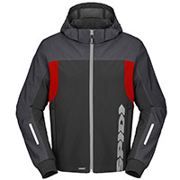 Blouson Spidi Hoodie H2out 2 Rouge Anthracite
