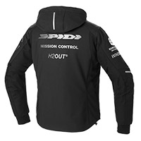 Spidi Hoodie Armor H2out Jacket White Black