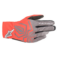 Alpinestars Aragon Handschuhe dunkel grau rot