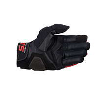 Alpinestars Halo Leather Gloves Black White Red - 2