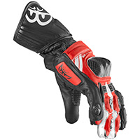 Berik Race Carbon 2.0 Handschuhe schwarz weiß fluo rot - 2