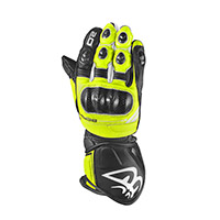 Berik Race Carbon 2.0 Handschuhe schwarz weiß fluo gelb