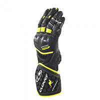 Clover Rs-9 Race Replica Gloves Black Yellow - 2