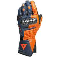 Dainese Carbon 3 Long Gloves Black Iris Orange