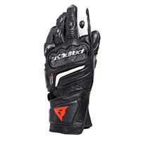Dainese Carbon 4 Long Lady Gloves White Red