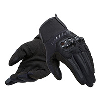 Dainese Mig 3 Air Gloves Black Red Fluo