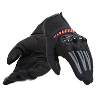 Guantes Dainese Mig 3 Air negro rojo fluo