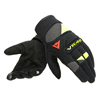 Dainese Vr46 Curb Short Gloves Black Yellow