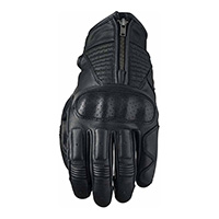 Five Kansas Leather Gloves Black