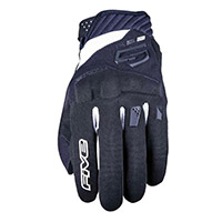 Five Rs3 Evo Gloves Black White