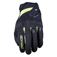 Five Rs3 Evo Gloves Black Yellow Fluo