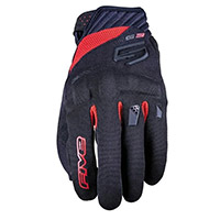 Five Rs3 Evo Gloves Black Red