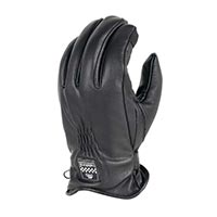 Helstons Condor Mi Saison Leather Gloves Black