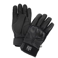Helstons Justin Hiver Leather Gloves Black - 2