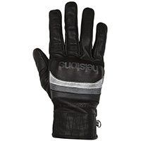 Helstons Mora Gloves Black White Grey