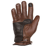 Helstons Pure Hiver Leather Gloves Camel Black - 2