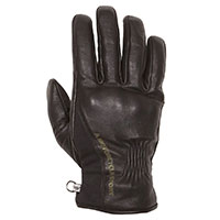 Helstons Pure Hiver Leather Gloves Camel Black