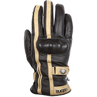 Guantes Mujer Helstons Tinta Hiver negro beige