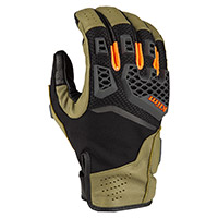 Klim Baja S4 Gloves Sage Strike Orange