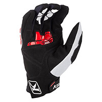 Klim Dakar Gloves White Black - 2