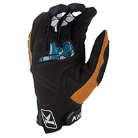 Klim Dakar Gloves Brown Petrol