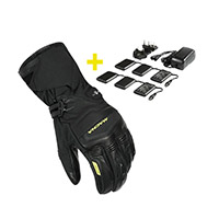 Kit de guantes calefactables Macna Azra RTX 12V 3A negro