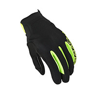 Macna Obtain Leather Gloves Black White