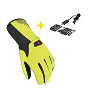 Kit de guantes calefactables Macna Spark amarillo