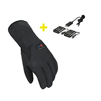 Kit de guantes calefactables Macna Spark negro
