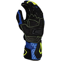 Macna Track R Gloves Blue Black Yellow