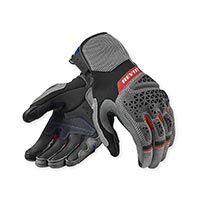 Gants Rev'it Sand 5 Gris Rouge