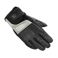 Spidi Clubber Leather Gloves Black Ice