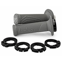 Domino D100 D-Lock Lock On Puños, gris