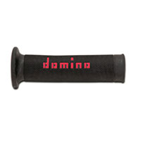 Domino A01041c Handgrips Black Red