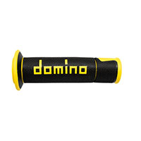 Domino A45041c Racing Handgrips Black Yellow