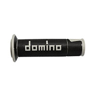Domino A45041c Racing Handgrips Black Grey