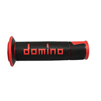 Poignées Domino A45041c Racing Noir Rouge