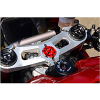 Ducabike Panigale V4 Steering Head Nut Ring Red